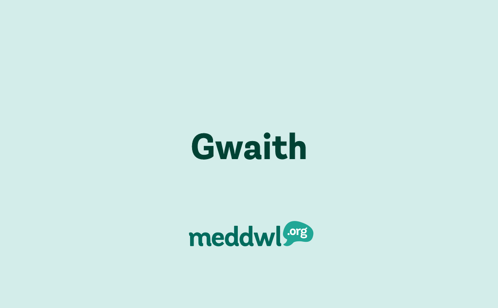 Gwaith – meddwl.org